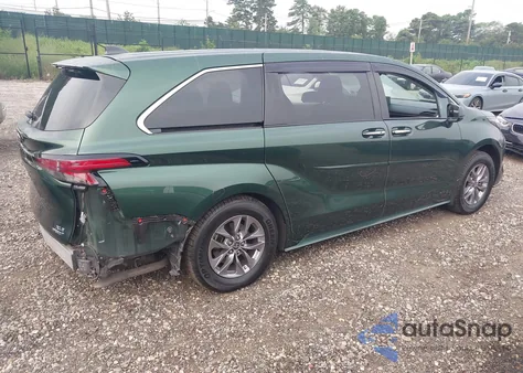 2021 Toyota Sienna Xle из США, поврежденный, VIN 5TDYSKFC5MS019575